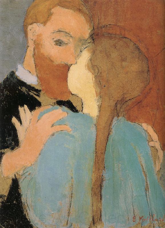 Edouard Vuillard Kiss Spain oil painting art